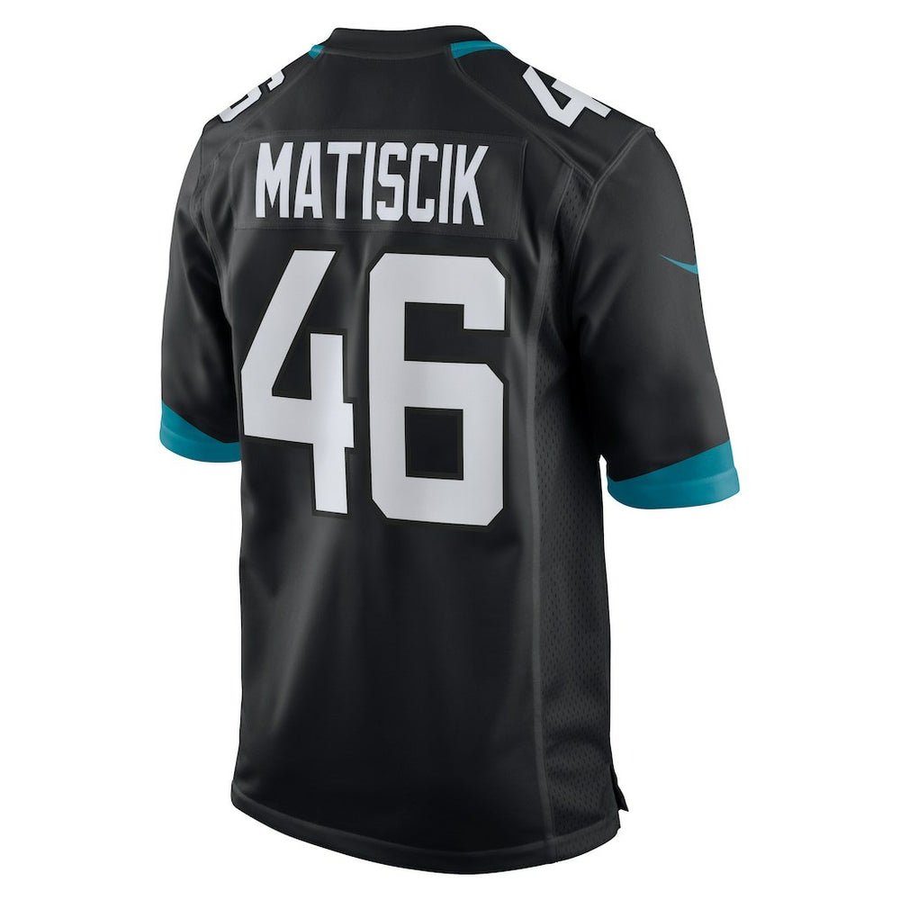 Ross Matiscik Jacksonville Jaguars Alternate Game Jersey - Black - Nike
