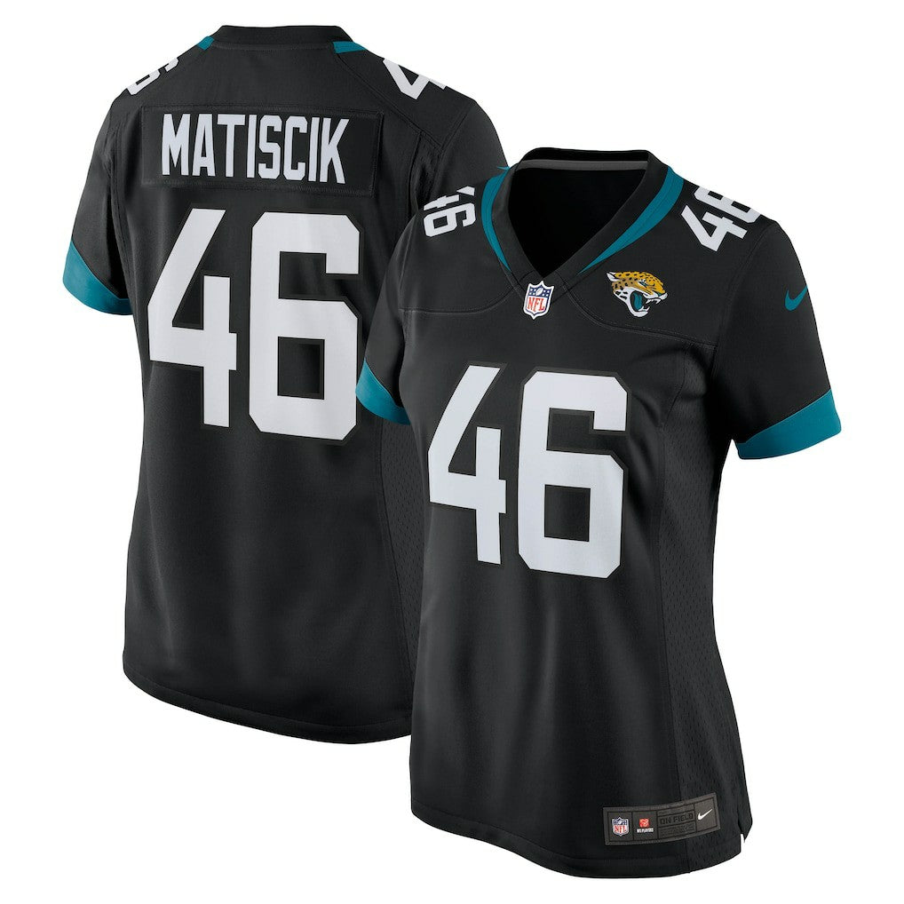 Ross Matiscik Jacksonville Jaguars Women's Game Jersey - Black - Nike