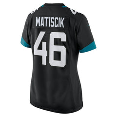 Ross Matiscik Jacksonville Jaguars Women's Game Jersey - Black - Nike
