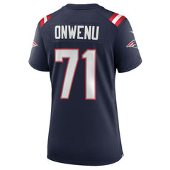 Mike Onwenu New England Patriots Women's Game Jersey - Navy - Nike