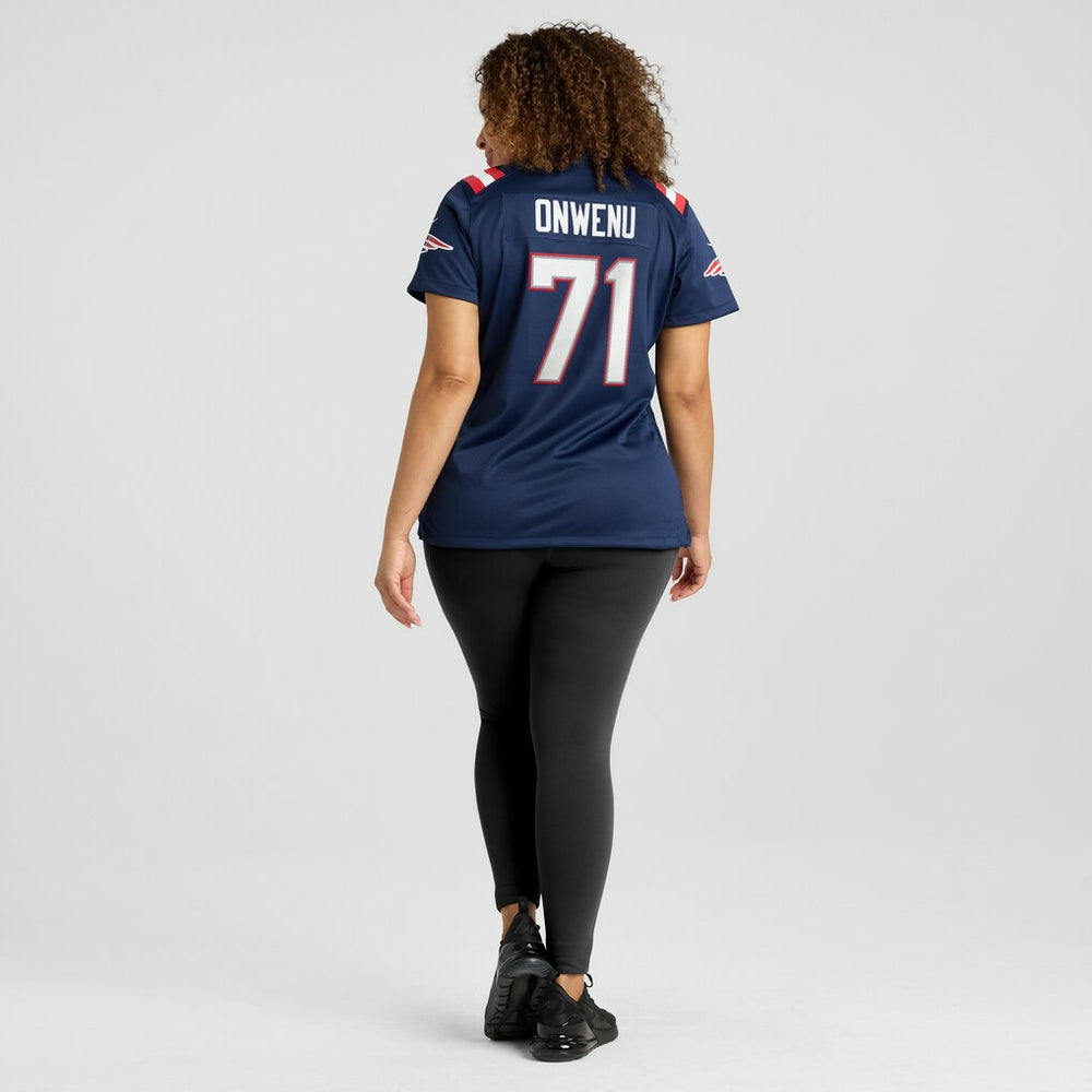 Mike Onwenu New England Patriots Women's Game Jersey - Navy - Nike