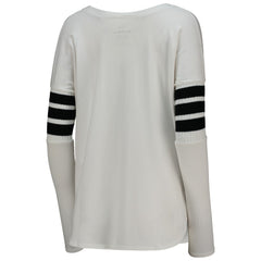 Miami Marlins Tiny Turnip Women's Jalynne Jersey Tri-Blend Long Sleeve V-Neck T-Shirt Outlet