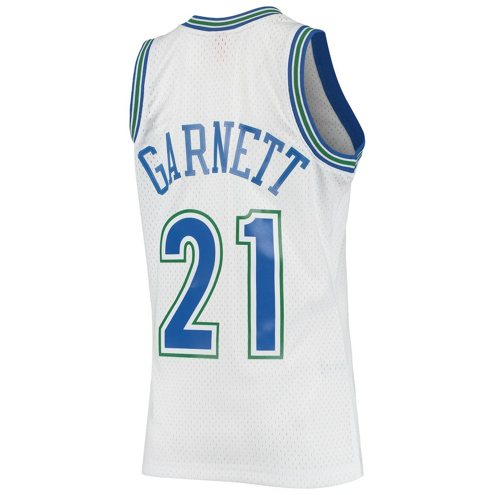 Mitchell & Ness Kevin Garnett Minnesota Timberwolves 1995/96 Hardwood Classics Swingman Jersey White