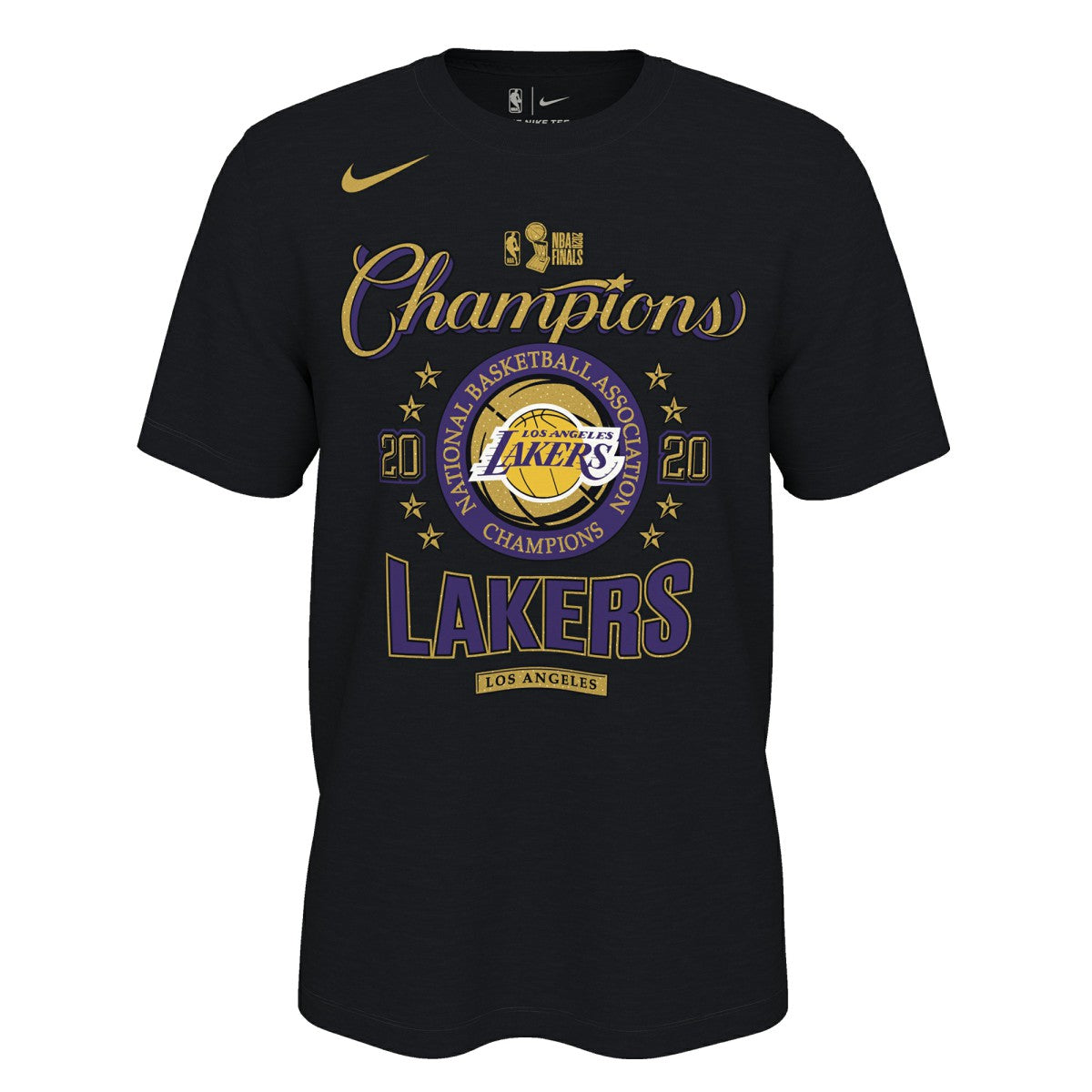 Nike Los Angeles Lakers 2020 NBA Finals Champions Locker Room T-Shirt Black