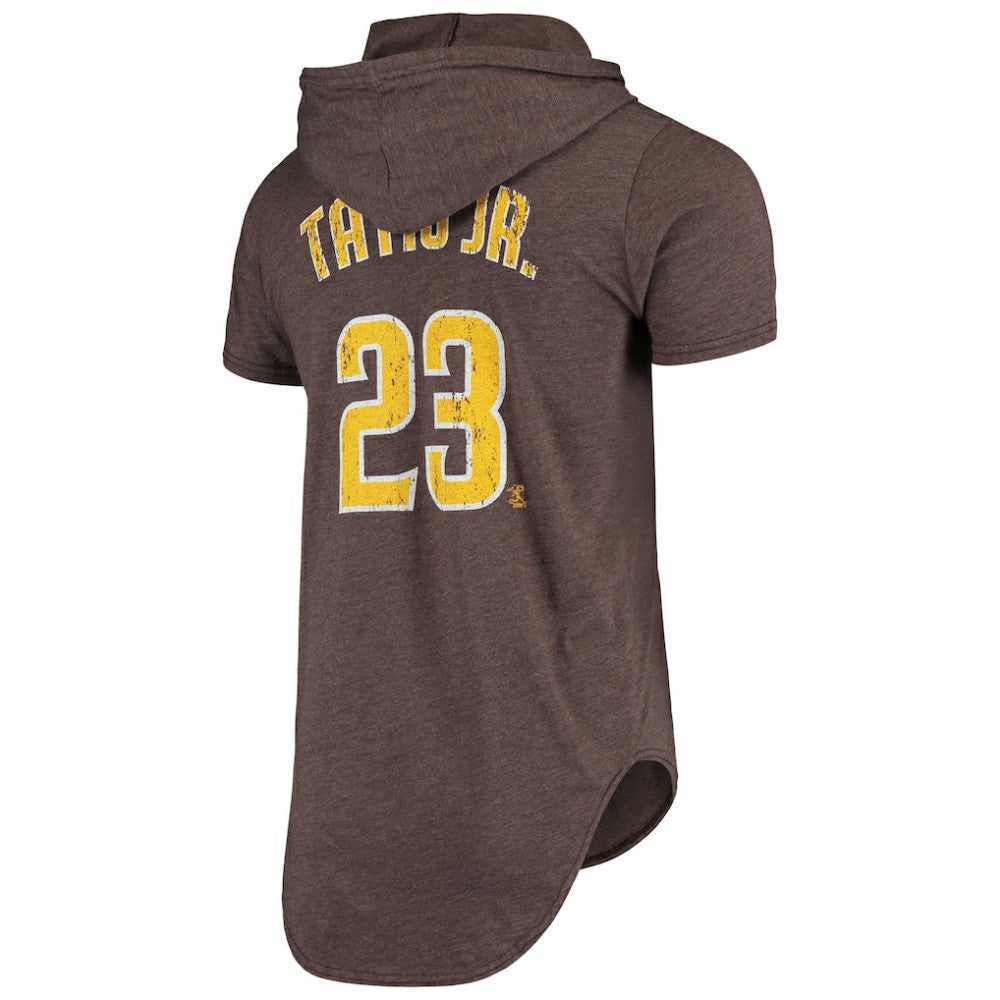 Fernando Tatis Jr. San Diego Padres Majestic Threads Softhand Player Tri-Blend Hoodie T-Shirt Sale