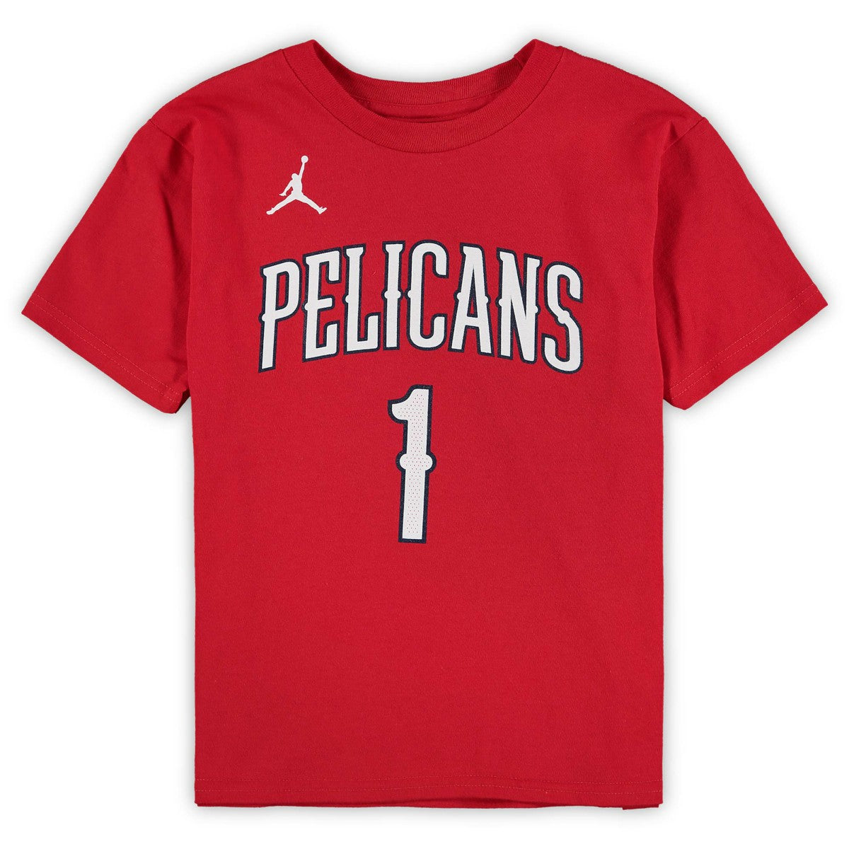 Zion Williamson New Orleans Pelicans Jordan Brand Preschool Statement Edition Name & Number T-Shirt Red