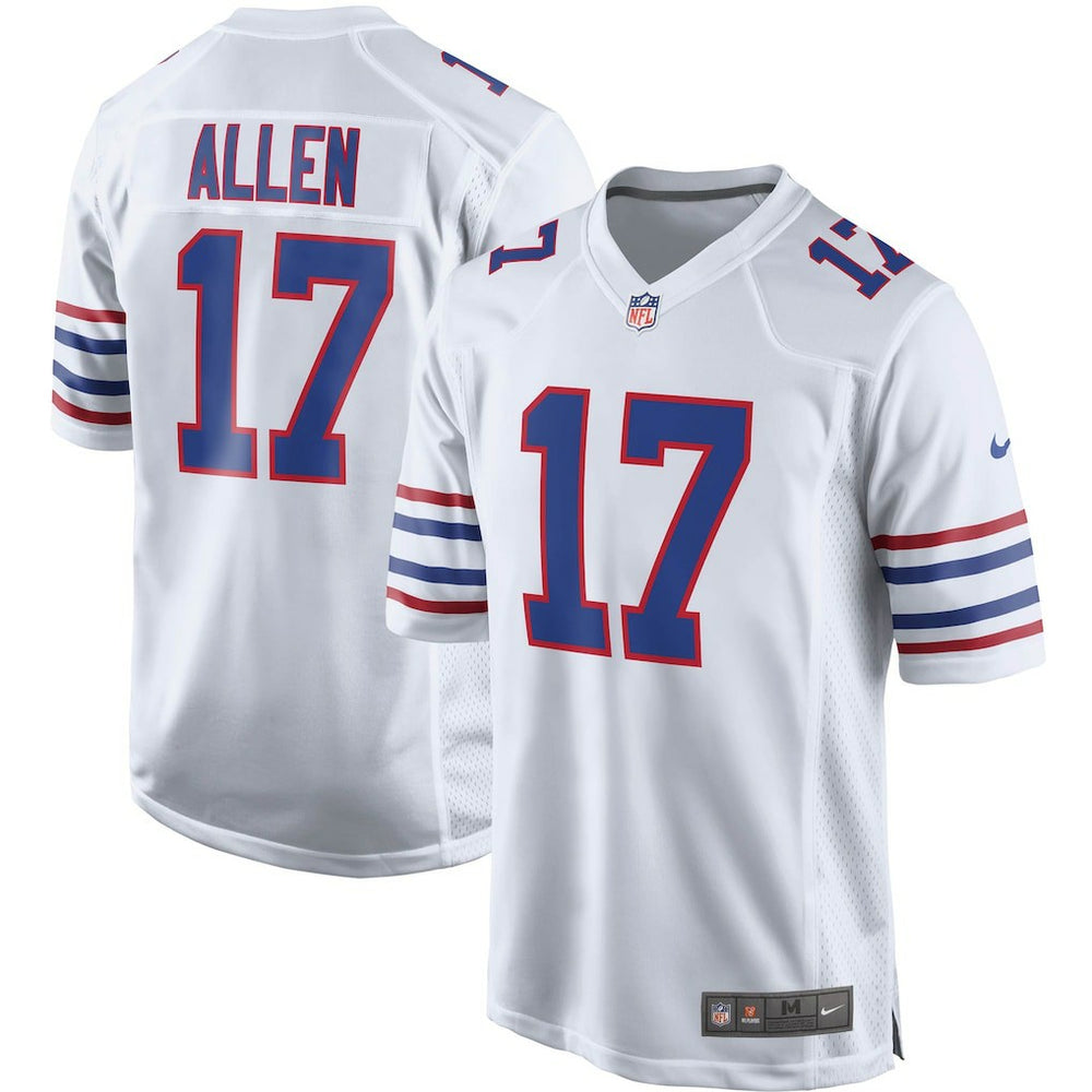 Josh Allen Buffalo Bills Alternate Game Player Jersey - White - Nike