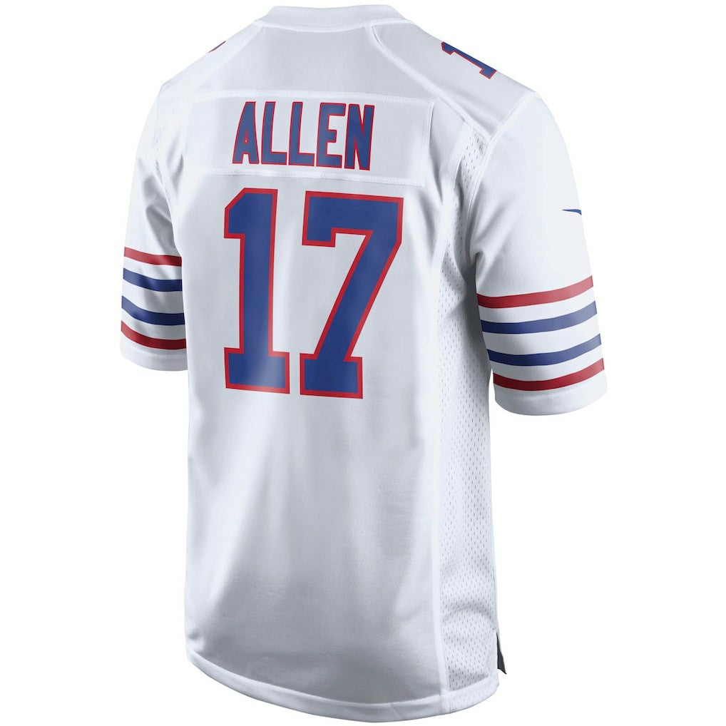 Josh Allen Buffalo Bills Alternate Game Player Jersey - White - Nike