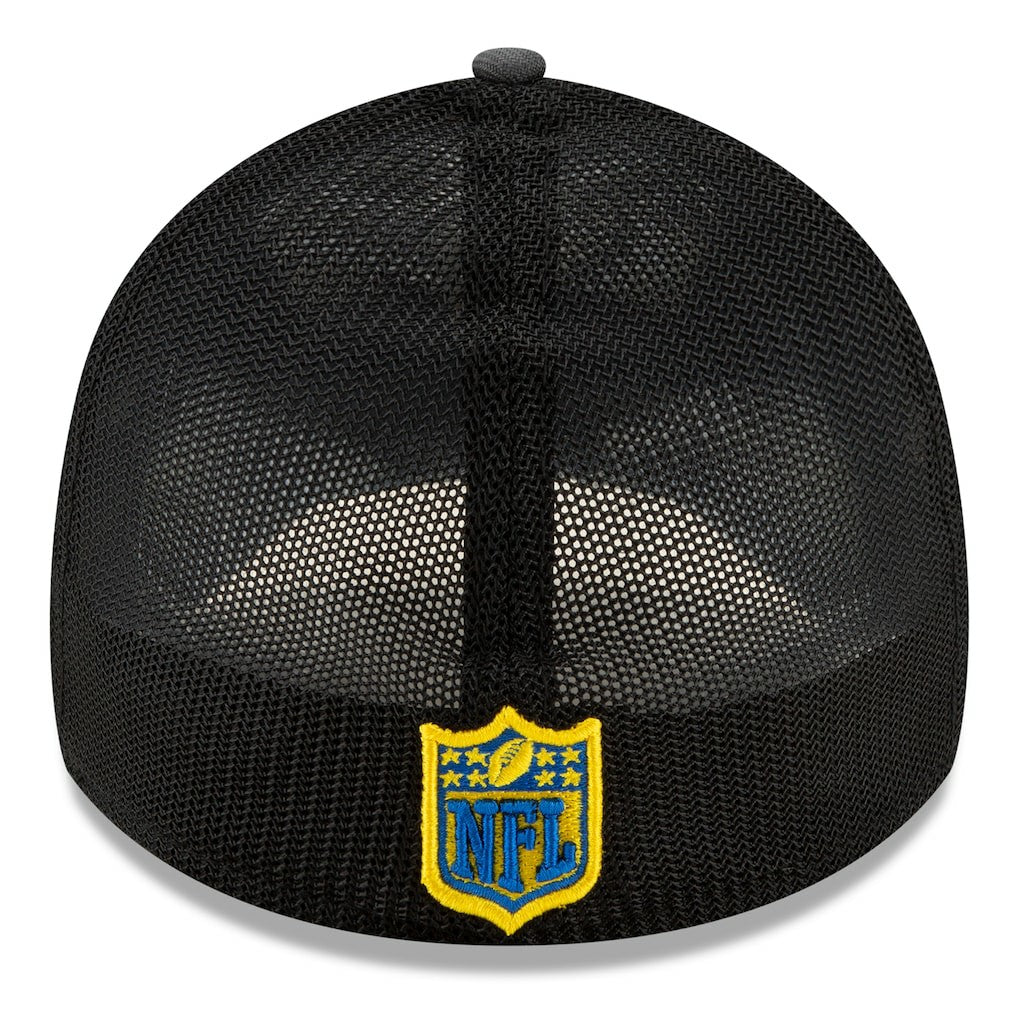 Los Angeles Rams New Era 2021 NFL Draft Trucker 39THIRTY Flex Hat - Graphite/Royal - NFL