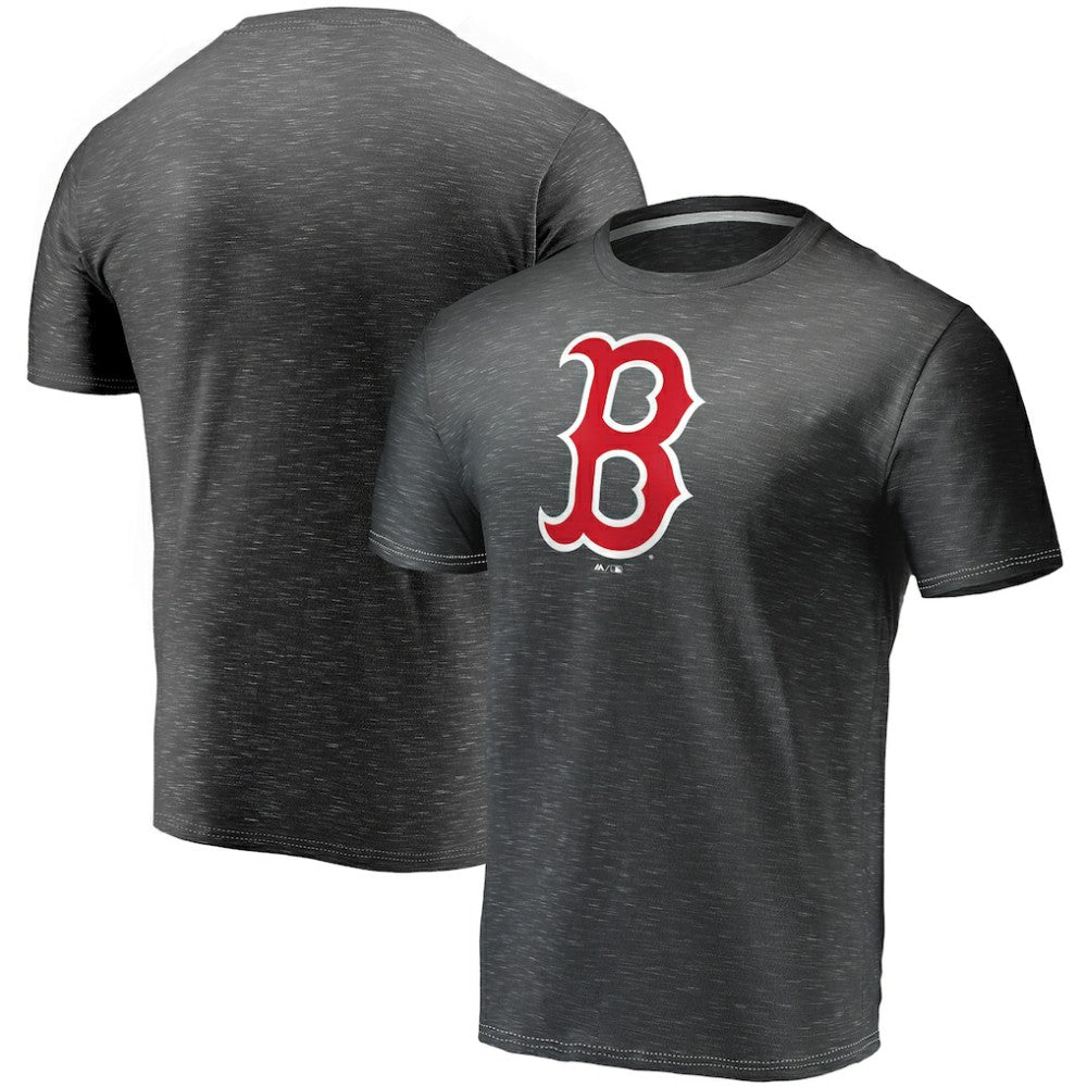 Boston Red Sox Fanatics Official Logo Space Dye T-Shirt Outlet