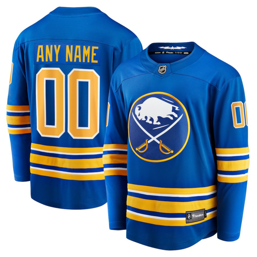 Buffalo Sabres Fanatics Home Breakaway Custom Jersey - Royal | Fanatics Lifestyle