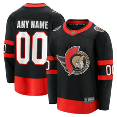 Ottawa Senators Fanatics Home Custom Breakaway Jersey - Black | Fanatics Clearance
