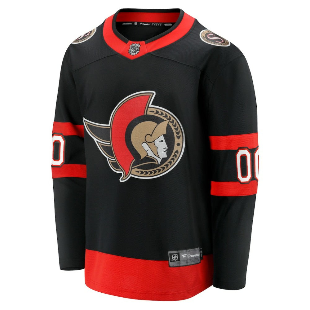 Ottawa Senators Fanatics Home Custom Breakaway Jersey - Black | Fanatics Clearance