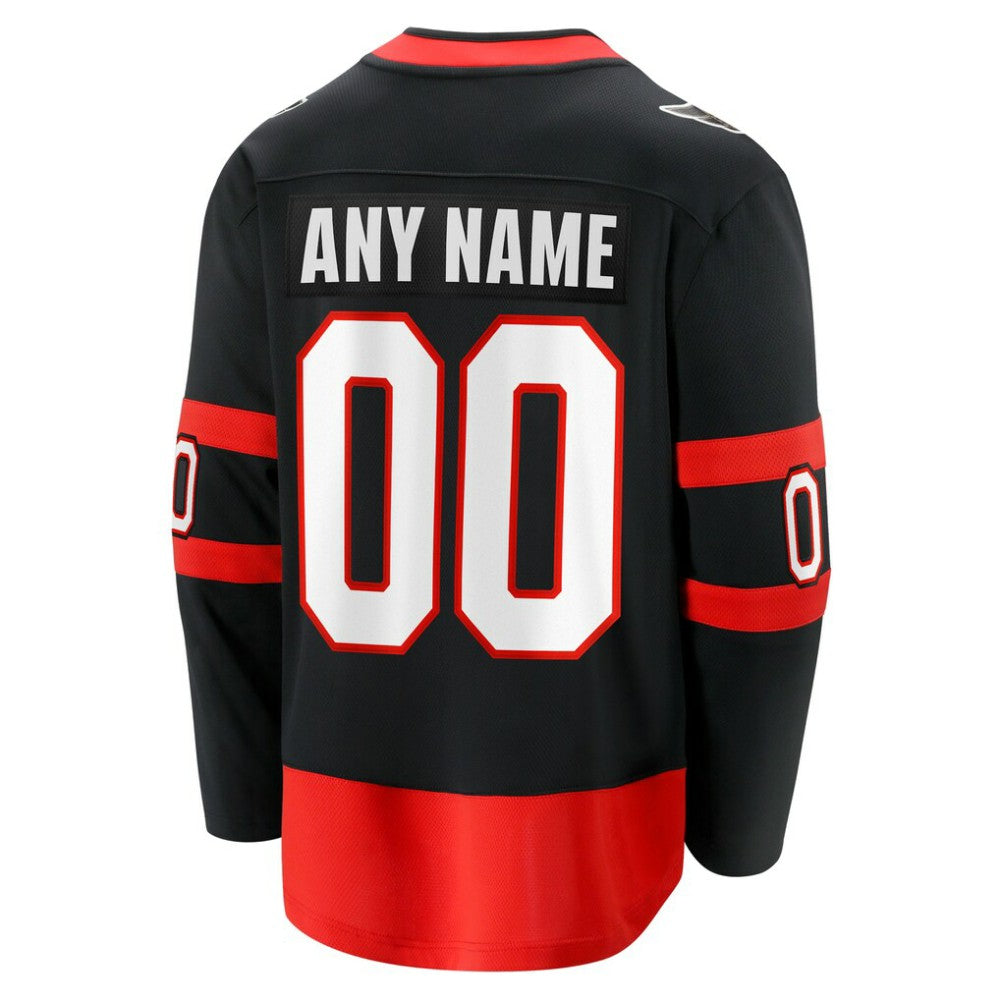 Ottawa Senators Fanatics Home Custom Breakaway Jersey - Black | Fanatics Clearance