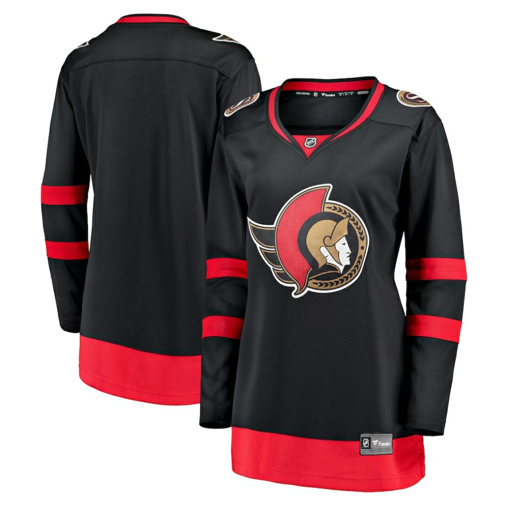 Ottawa Senators Fanatics Women's Home Breakaway Jersey - Black | Fanatics Clearance