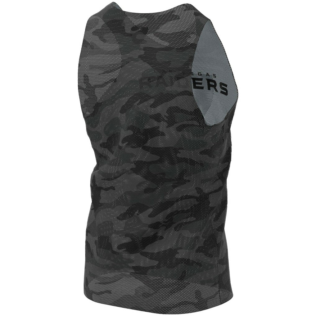 Las Vegas Raiders FOCO Reversible Mesh Tank Top - Black/Gray - NFL