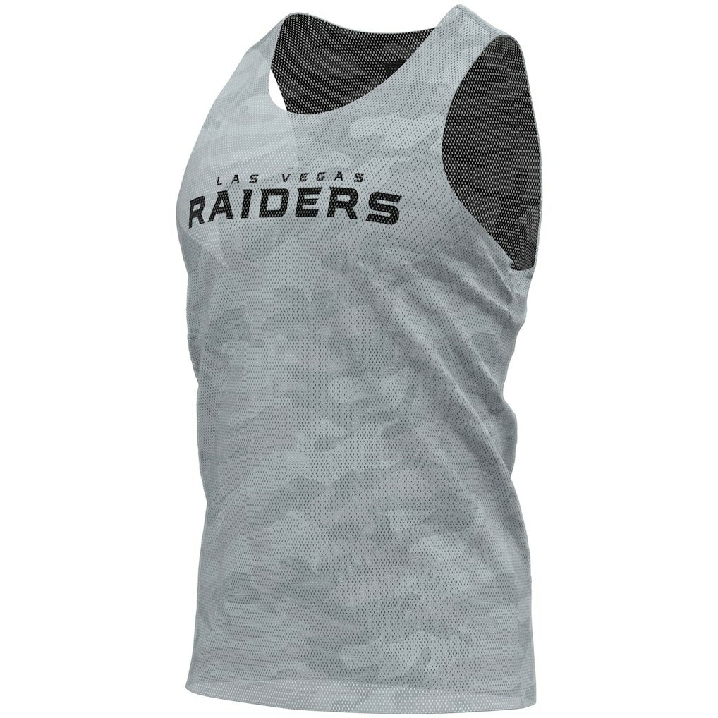 Las Vegas Raiders FOCO Reversible Mesh Tank Top - Black/Gray - NFL