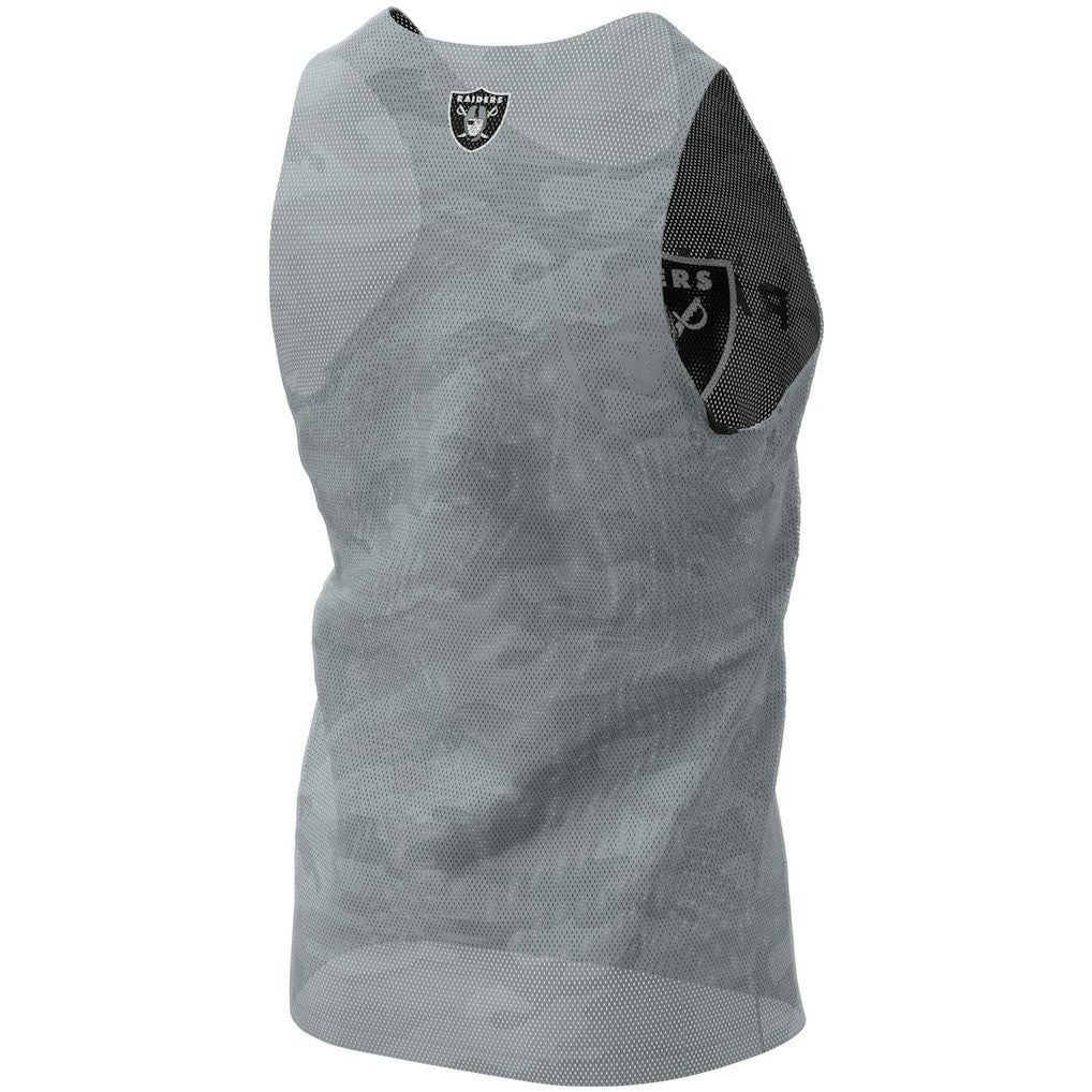 Las Vegas Raiders FOCO Reversible Mesh Tank Top - Black/Gray - NFL