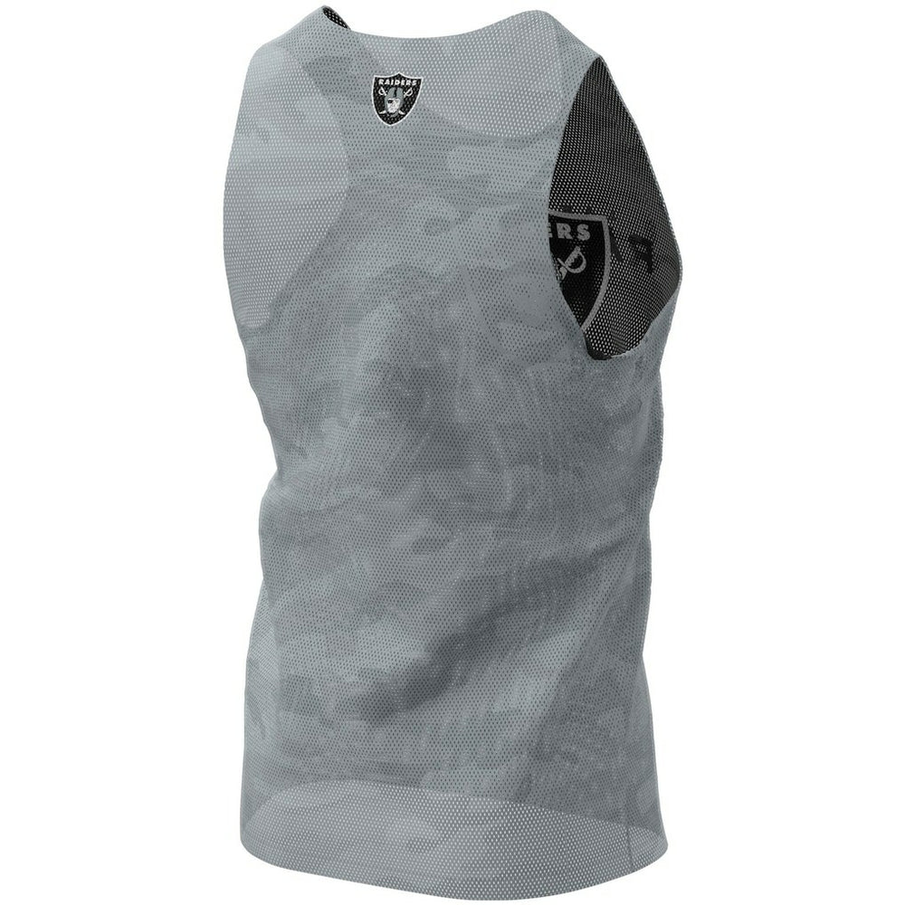 Las Vegas Raiders FOCO Reversible Mesh Tank Top - Black/Gray - NFL