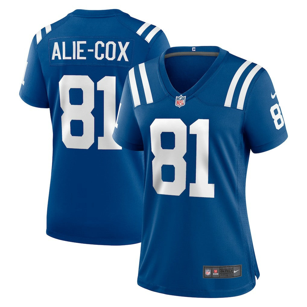 Mo Alie-Cox Indianapolis Colts Women's Team Game Jersey - Royal - Nike