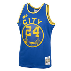 Mitchell & Ness Rick Barry Golden State Warriors 1966/67 Hardwood Classics Swingman Jersey Royal