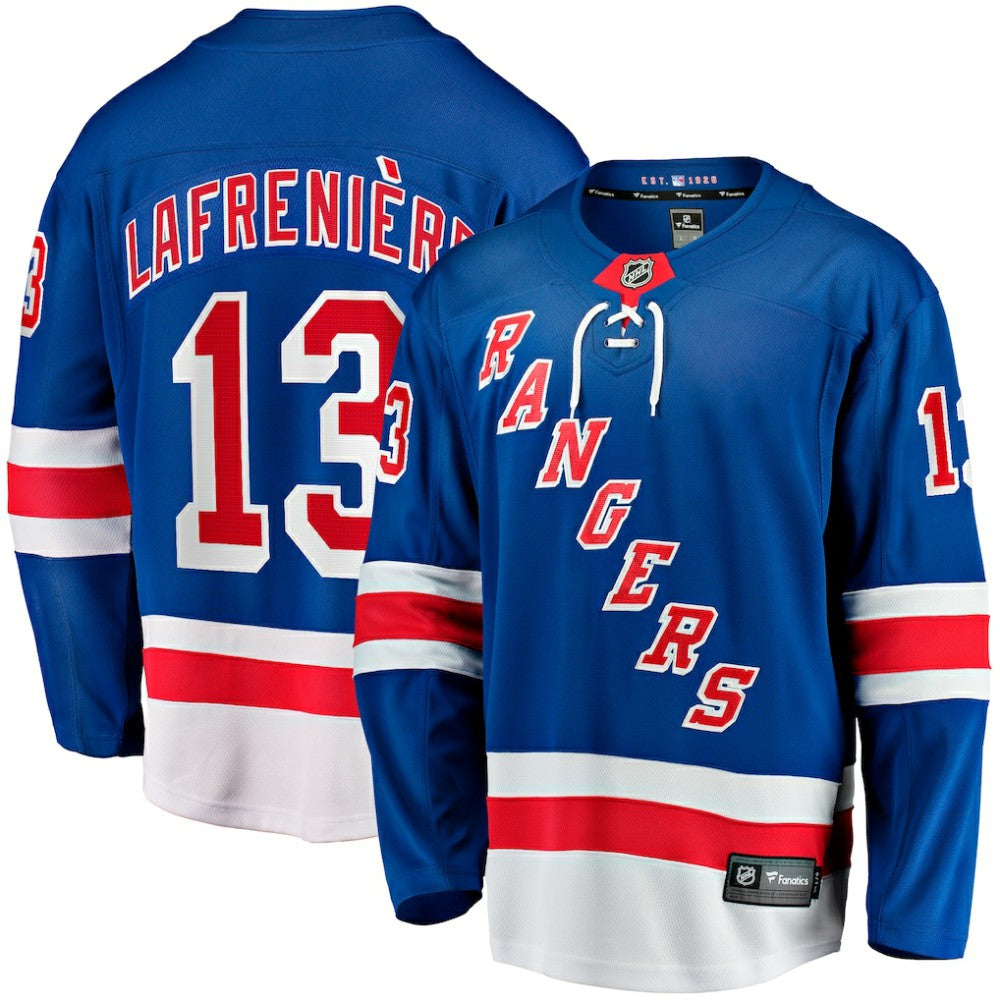 Alexis Lafreniere New York Rangers Fanatics Home Breakaway Jersey - Blue | Fanatics on sale