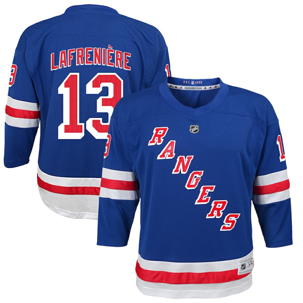 Alexis Lafreniere New York Rangers Youth Home Replica Player Jersey - Blue | NHL discount
