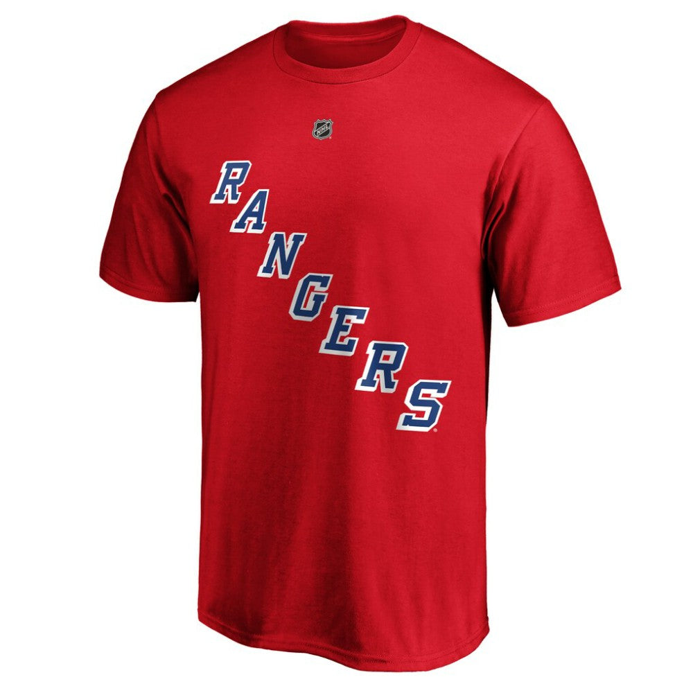 Alexis Lafrenière New York Rangers Fanatics Authentic Stack Name & Number T-Shirt - Red | Fanatics near me