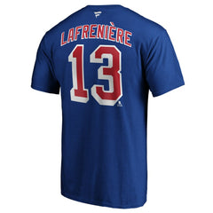 Alexis Lafrenière New York Rangers Fanatics Authentic Stack Name & Number T-Shirt - Blue | Fanatics near me