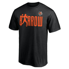 Joe Burrow Cincinnati Bengals Checkdown T-Shirt - Black - NFL