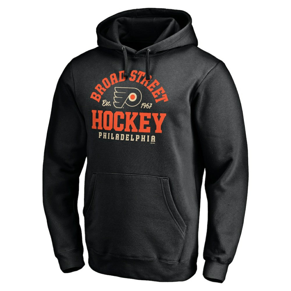 Philadelphia Flyers Varsity Collection Pullover Hoodie - Black | NHL Clearance
