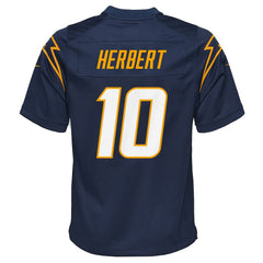 Justin Herbert Los Angeles Chargers Youth Game Jersey - Navy - Nike