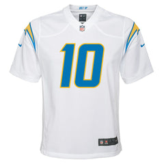 Justin Herbert Los Angeles Chargers Youth Game Jersey - White - Nike