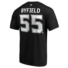 Quinton Byfield Los Angeles Kings Fanatics Authentic Stack Name & Number T-Shirt - Black | Fanatics discount