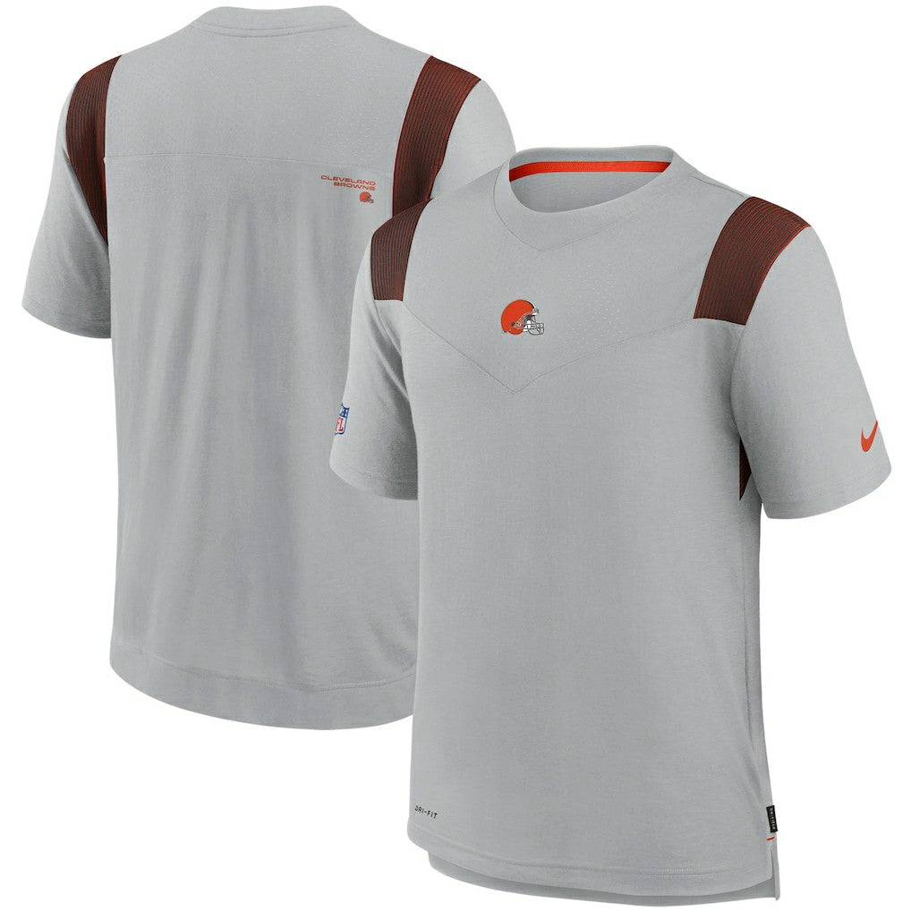 Cleveland Browns Sideline Player UV Performance T-Shirt - Gray - Nike