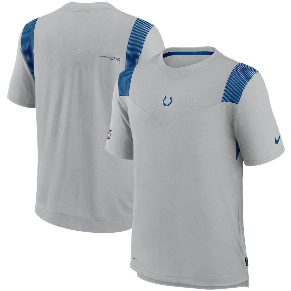 Indianapolis Colts Sideline Player UV Performance T-Shirt - Gray - Nike