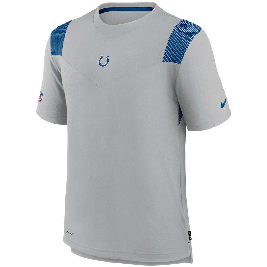 Indianapolis Colts Sideline Player UV Performance T-Shirt - Gray - Nike