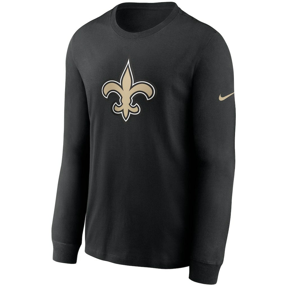 New Orleans Saints Primary Logo Long Sleeve T-Shirt - Black - Nike
