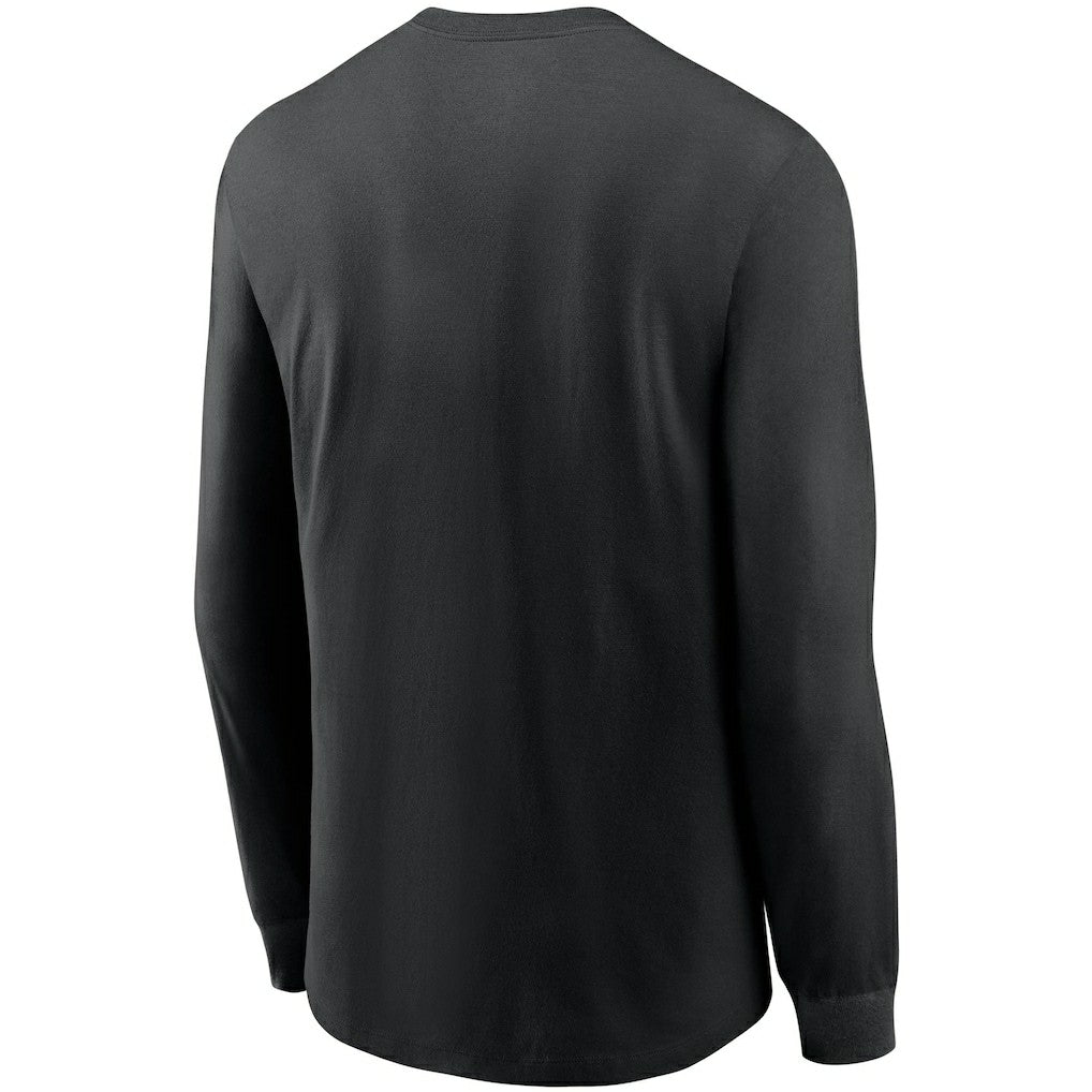 New Orleans Saints Primary Logo Long Sleeve T-Shirt - Black - Nike