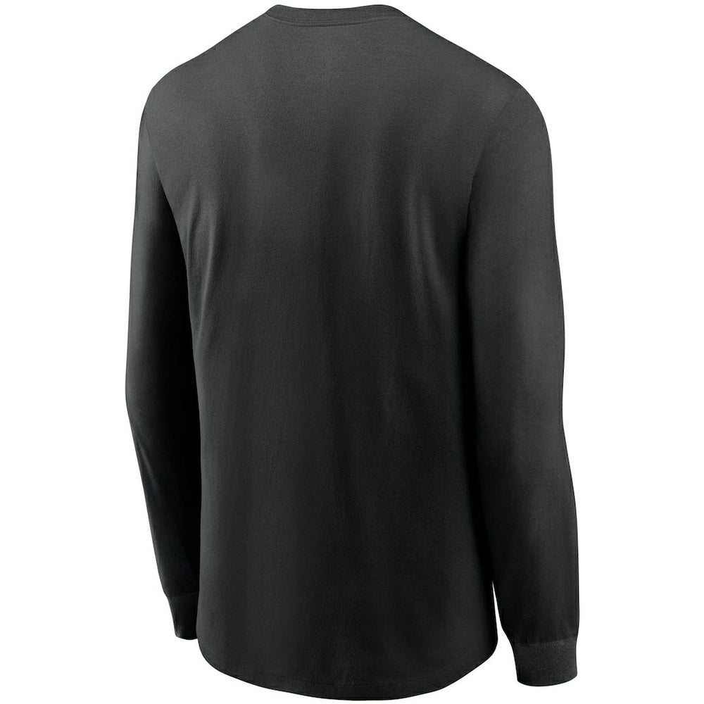 New Orleans Saints Primary Logo Long Sleeve T-Shirt - Black - Nike