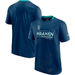 Seattle Kraken Fanatics Authentic Pro Locker Room T-Shirt - Deep Sea Blue | Fanatics discount
