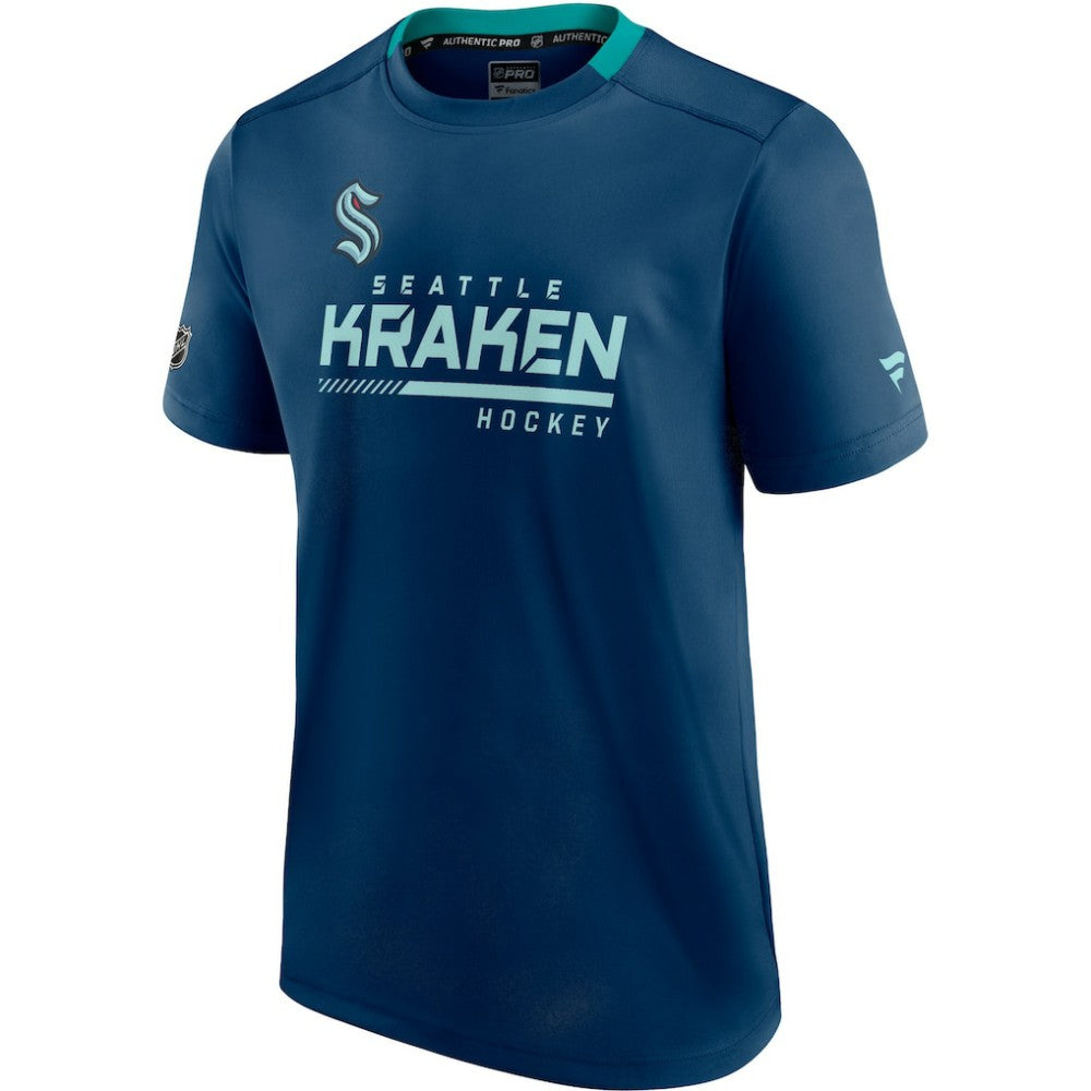 Seattle Kraken Fanatics Authentic Pro Locker Room T-Shirt - Deep Sea Blue | Fanatics discount