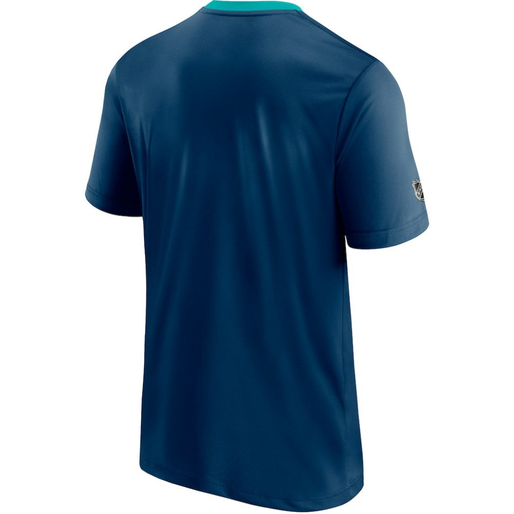 Seattle Kraken Fanatics Authentic Pro Locker Room T-Shirt - Deep Sea Blue | Fanatics discount