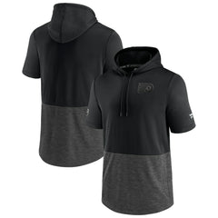 Philadelphia Flyers Fanatics Authentic Pro Travel and Training Short Sleeve Pullover Hoodie - Black | Fanatics discount