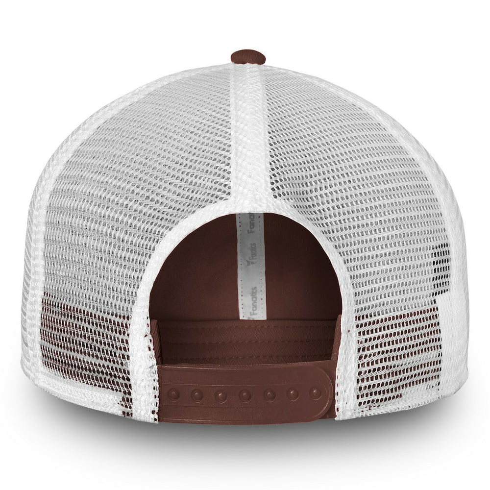 Cleveland Browns Fundamental Trucker Unstructured Adjustable Hat - Brown/White - Fanatics