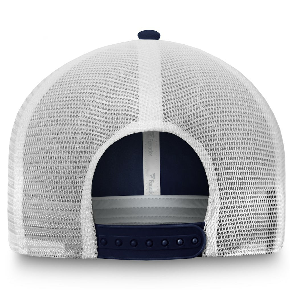 Dallas Cowboys Fundamental Trucker Unstructured Adjustable Hat - Navy/White - Fanatics