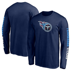 Tennessee Titans Front Runner Long Sleeve T-Shirt - Navy - Fanatics