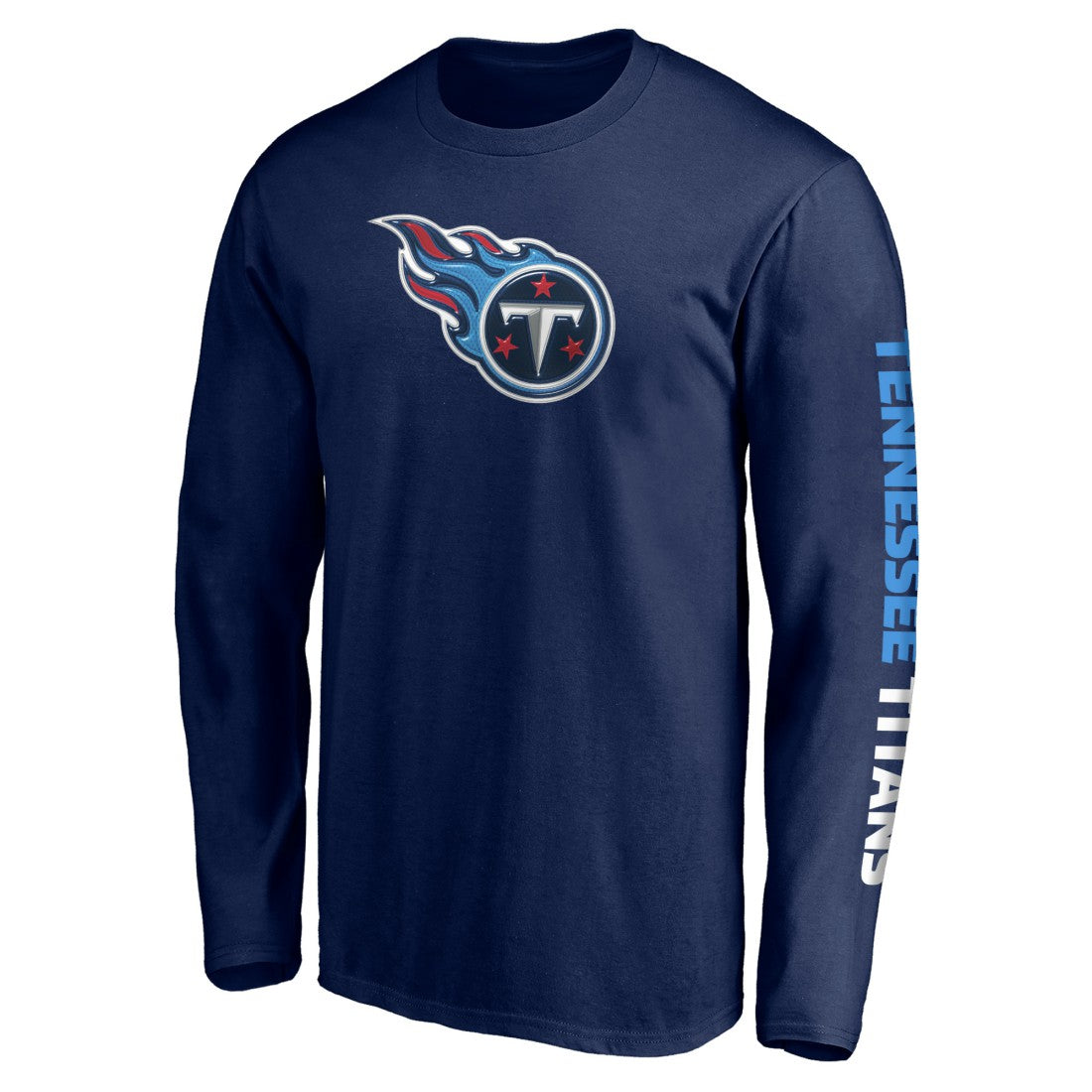 Tennessee Titans Front Runner Long Sleeve T-Shirt - Navy - Fanatics
