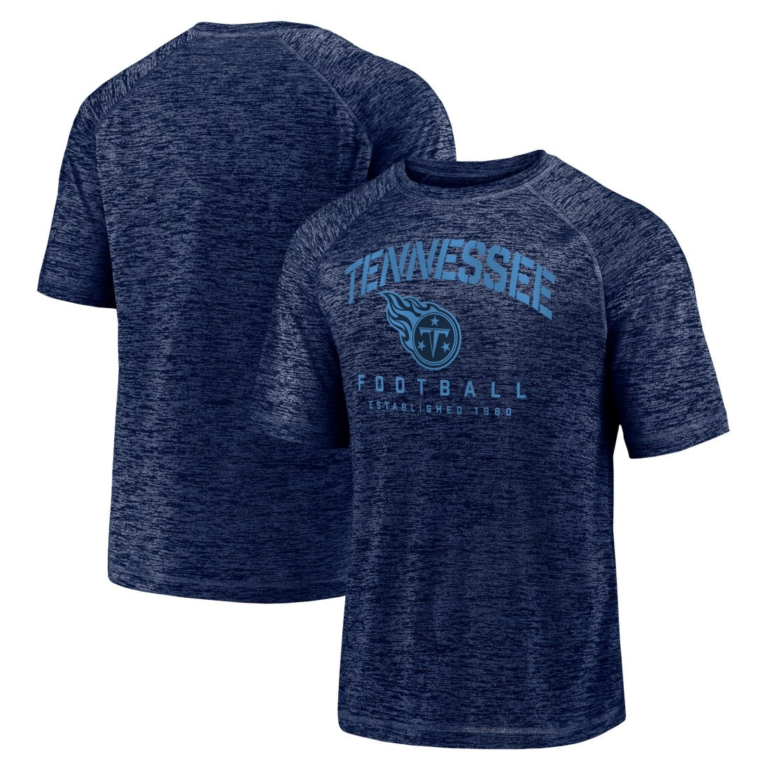Tennessee Titans Shade Battle Ready Raglan Space-Dye T-Shirt - Navy - Fanatics