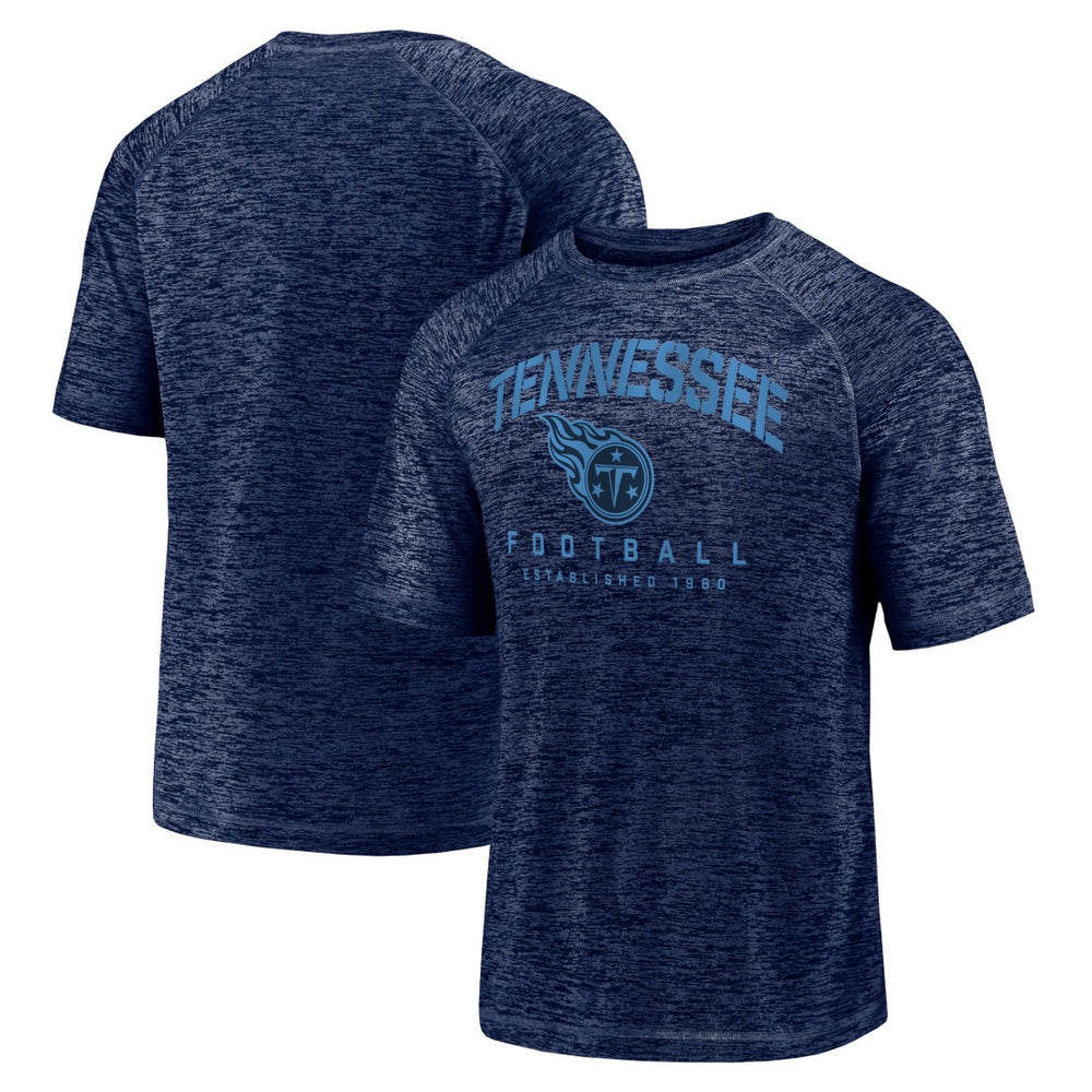Tennessee Titans Shade Battle Ready Raglan Space-Dye T-Shirt - Navy - Fanatics